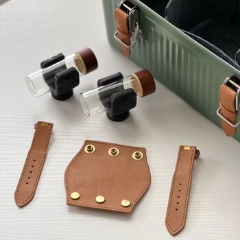 Подходящи за превръщане на кутии за обяд Stanley в калъфи за бариста с кожени дръжки, ръкавици, удароустойчива вътрешна подплата и скоби за тръбички за кафе за къмпинг.