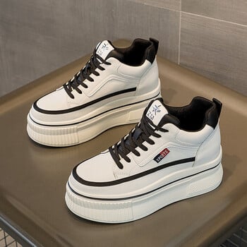 Teniși cu platformă pentru femei minion, noi pantofi sport casual și simpli cu căptușeală din fleece pentru toamna/iarna 2025.