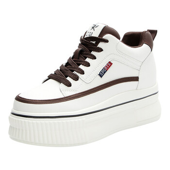 Teniși cu platformă pentru femei minion, noi pantofi sport casual și simpli cu căptușeală din fleece pentru toamna/iarna 2025.