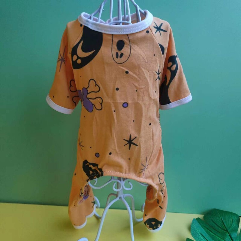 Дрехи за кучета в пролетен и есенен стил, дрехи за четириноги, дрехи за котки, дрехи за малки и средни кучета, плюшено мече, померан, чихуахуа, дрехи за малки жълти патенца