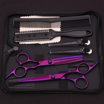 Rūpnīcas vairumtirdzniecības matu šķēru komplekts mājsaimniecības lietošanai, plakanas šķēres, retināšanas šķēres, matu griešanas šķēres sprādziena retināšanai, 6,0 collas, pārrobežu e-komercija.