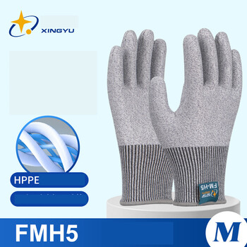„Xingyu“ apsauginės pirštinės – HPPE atsparios įpjovimams, atsparios dilimui, neslystančios, impregnuotos stiklu, atsparios įpjovimams, žuvų gaudymo pirštinės statybvietėms