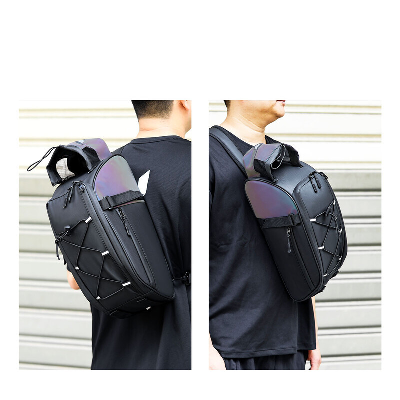 Vandeniui atsparus didelės talpos dviračių krepšys, motociklo bagažinės krepšys, įrankių krepšys, motociklo turistinė kuprinė