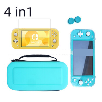 Pārnēsājams maciņš Nintendo Switch Lite konsolei, kristāla maciņš, spēļu komplekts, ciets apvalks ar pogām
