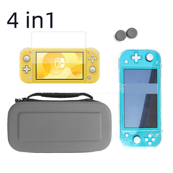 Pārnēsājams maciņš Nintendo Switch Lite konsolei, kristāla maciņš, spēļu komplekts, ciets apvalks ar pogām