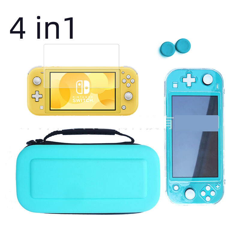 Pārnēsājams maciņš Nintendo Switch Lite konsolei, kristāla maciņš, spēļu komplekts, ciets apvalks ar pogām