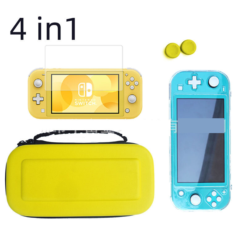 Pārnēsājams maciņš Nintendo Switch Lite konsolei, kristāla maciņš, spēļu komplekts, ciets apvalks ar pogām