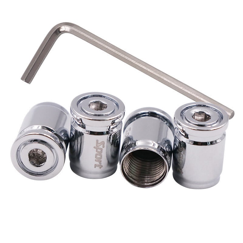 Capace de supape antifurt pentru anvelope auto, supape anti-scurgere, capace de supape decorative universale pentru motociclete și capace de supape pentru vehicule