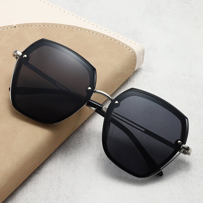 Модерни слънчеви очила с квадратна рамка 2025, популярни , нов модерен стил, UV защита, универсални за жени