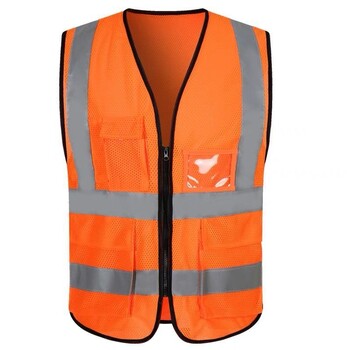 Atstarojoša veste, brīvprātīgā logotips, elpojošs siets, brīvprātīgā reklāma, sabiedriskā darba uniforma, vasaras veste