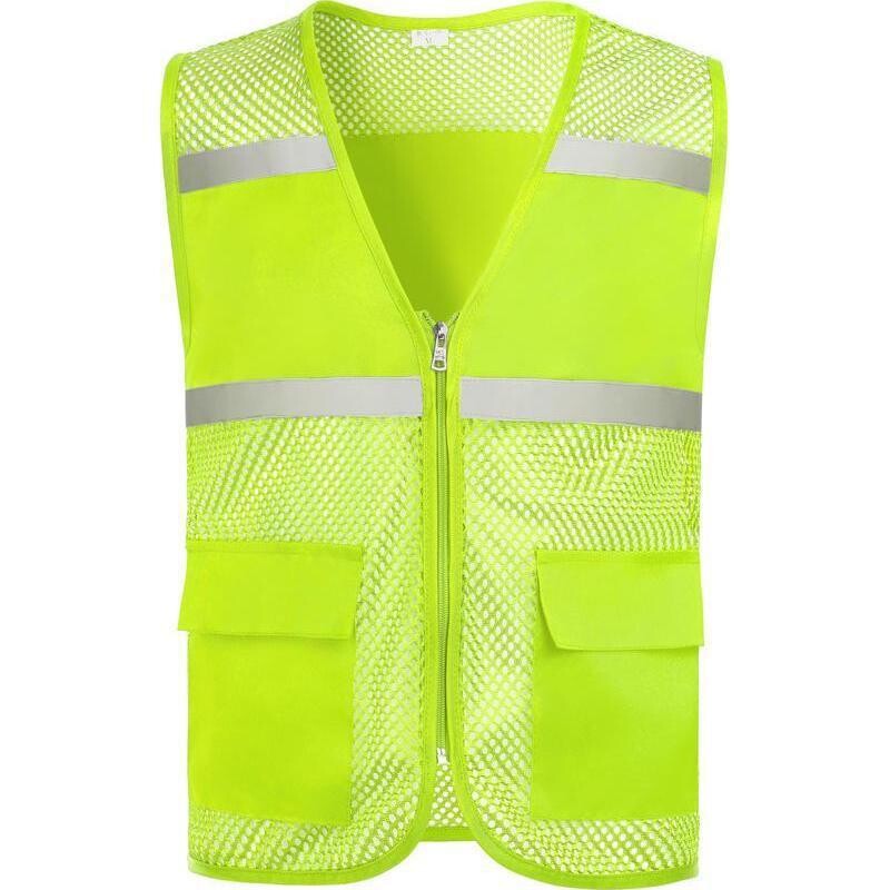 Atstarojoša veste, brīvprātīgā logotips, elpojošs siets, brīvprātīgā reklāma, sabiedriskā darba uniforma, vasaras veste