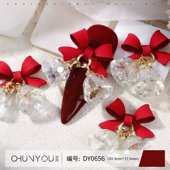 Χριστουγεννιάτικη διακόσμηση νυχιών με ζιρκόν σε διασυνοριακό επίπεδο, 5 τεμάχια, ύφασμα, κορδέλα, κουδούνι, ελάφι, χριστουγεννιάτικο δέντρο, μενταγιόν, διακόσμηση νυχιών χονδρικής