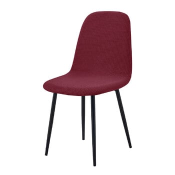 Трансграничен еластичен кадифен плат от царевични зърна, домашен хотелски стол за хранене, калъф за стол Eames shell, калъф за стол shell