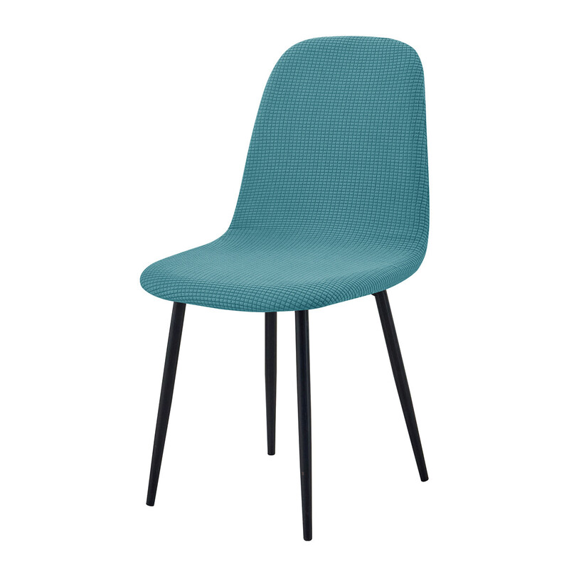 Tarpvalstybinis elastingas kukurūzų grūdelių aksominis audinys, namų viešbučio valgomojo kėdės užvalkalas, „Eames“ kriauklės kėdės užvalkalas, kriauklės kėdės užvalkalas