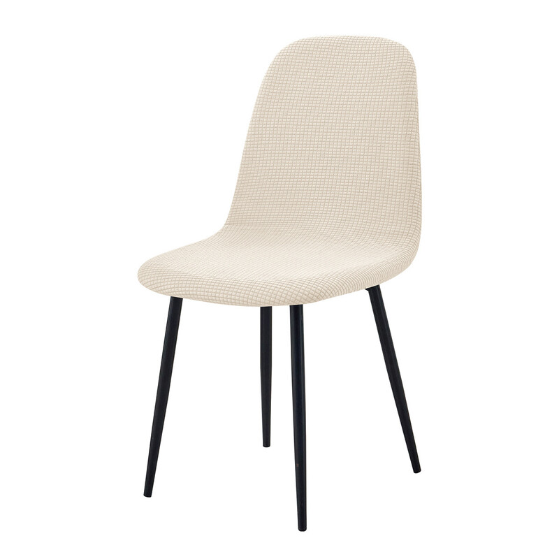 Tarpvalstybinis elastingas kukurūzų grūdelių aksominis audinys, namų viešbučio valgomojo kėdės užvalkalas, „Eames“ kriauklės kėdės užvalkalas, kriauklės kėdės užvalkalas