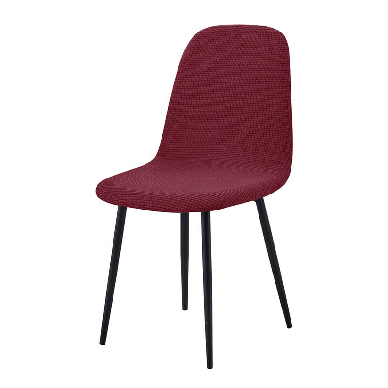 Tarpvalstybinis elastingas kukurūzų grūdelių aksominis audinys, namų viešbučio valgomojo kėdės užvalkalas, „Eames“ kriauklės kėdės užvalkalas, kriauklės kėdės užvalkalas