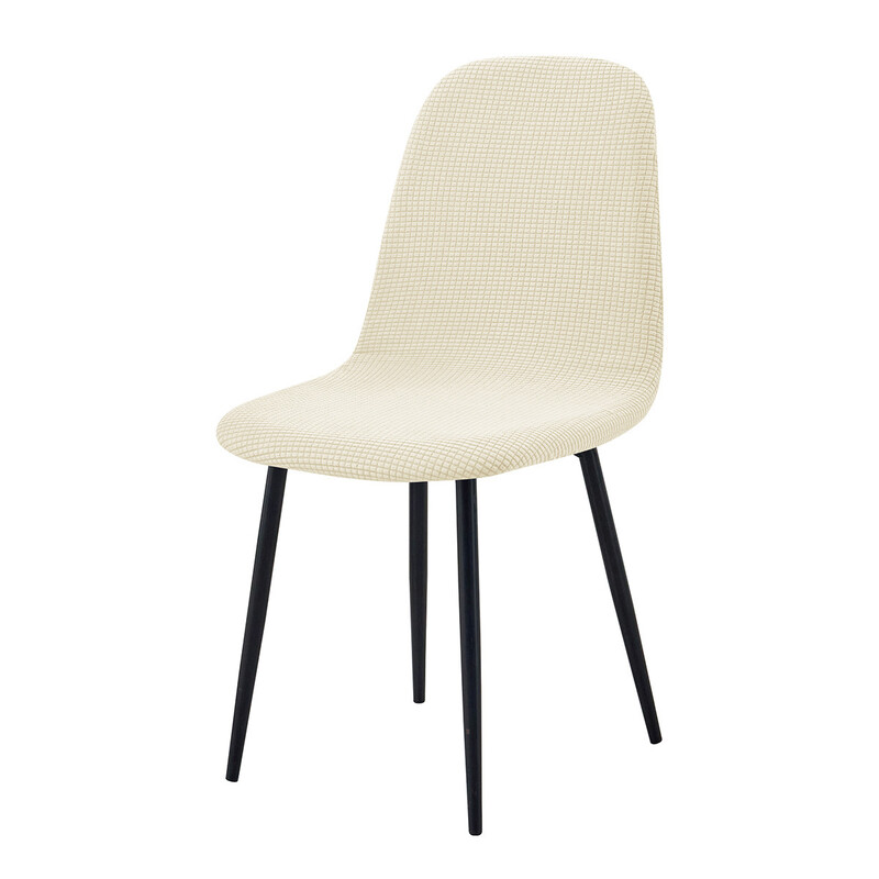 Tarpvalstybinis elastingas kukurūzų grūdelių aksominis audinys, namų viešbučio valgomojo kėdės užvalkalas, „Eames“ kriauklės kėdės užvalkalas, kriauklės kėdės užvalkalas