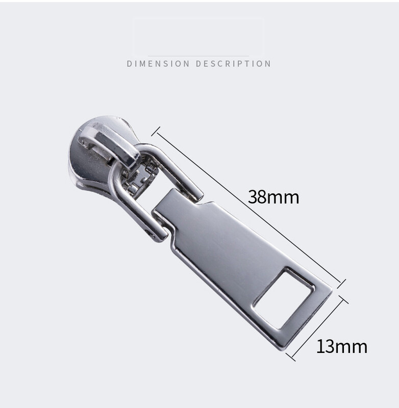 Подвижен удебелен метален цип № 5 за чанти, раници и раници