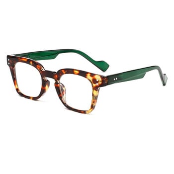 Európai és amerikai, határokon átnyúló, négyzet alakú keretes, kék fény elleni olvasószemüveg rizsszegekkel, divatos, acetát utánzatú olvasószemüveg