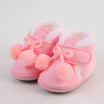 Bērnu un zīdaiņu ziemas kokvilnas apavu ražotājs vecumā no 1 līdz 12 gadiem, apavi zēniem un meitenēm, zamšādas virsma, apavi viena gada vecuma bērniem, mīksta zole.