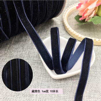 1 см едностранна кадифена флокирана панделка за „Направи си сам“ обеци и декоративни аксесоари от сатенени панделки