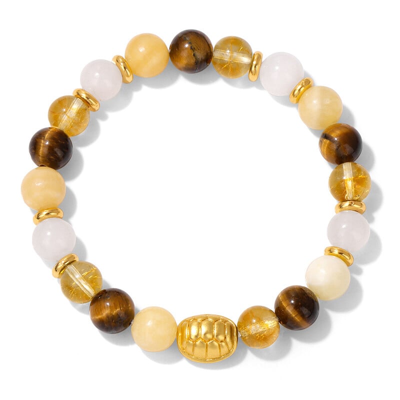 Eiropas un Amerikas pārrobežu, pieprasīta akmens pērlīšu bruņurupuča aproce, retro stilā, simbolizē bagātību un ilgmūžību, elastīga virve, unisex aproce.