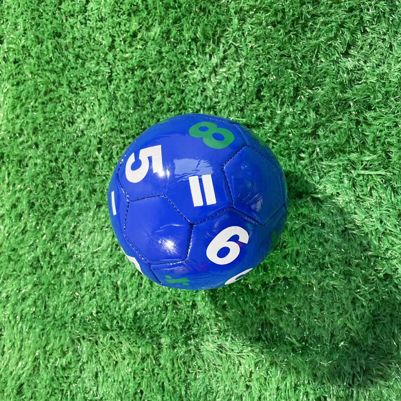 Futbola bumba ar burtciparu kodu 15 cm pārrobežu lietošanai Nr. 2, sabiezināta mašīnšūta futbola bumba, bērnu futbola rotaļlieta treniņiem un sacensībām, nakts tirgus stends
