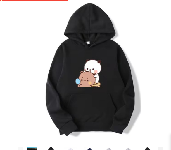 Pălărie drăguță cu imprimeu de ursuleți, hanorac unisex cu imprimeu de cowboy pentru adolescenti, hanorac cu mânecă lungă pentru iarnă și primăvară.