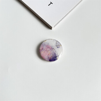 Epoksidinės dervos oro pagalvėlės laikiklis su marmuro raštu, kūrybingas darbalaukio „tinginio“ kilimėlis su skaidriu pagrindu, tinkamas tarpvalstybinei prekybai.