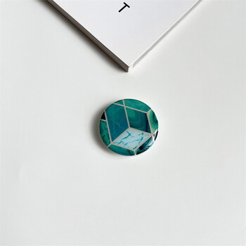 Epoksidinės dervos oro pagalvėlės laikiklis su marmuro raštu, kūrybingas darbalaukio „tinginio“ kilimėlis su skaidriu pagrindu, tinkamas tarpvalstybinei prekybai.