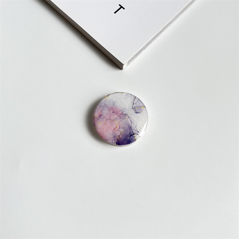 Epoksidinės dervos oro pagalvėlės laikiklis su marmuro raštu, kūrybingas darbalaukio „tinginio“ kilimėlis su skaidriu pagrindu, tinkamas tarpvalstybinei prekybai.