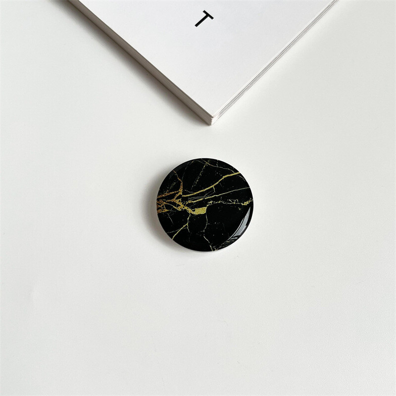 Epoksidinės dervos oro pagalvėlės laikiklis su marmuro raštu, kūrybingas darbalaukio „tinginio“ kilimėlis su skaidriu pagrindu, tinkamas tarpvalstybinei prekybai.