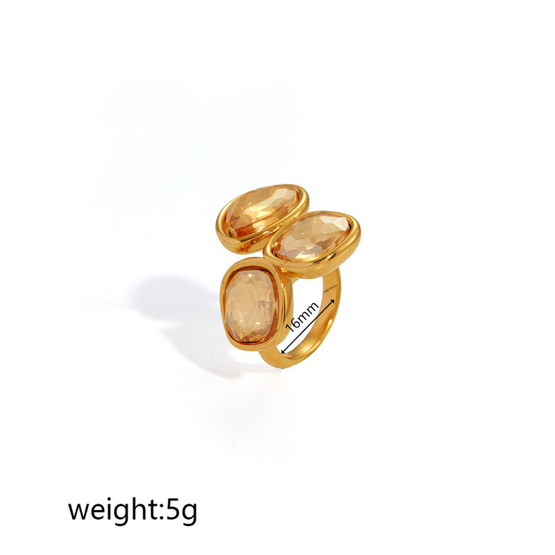 Inel minimalist transfrontalier european și american din oțel inoxidabil, cu orificiu dublu în formă de S, realizat din aur de 18K și stil de nișă INS, pentru femei.