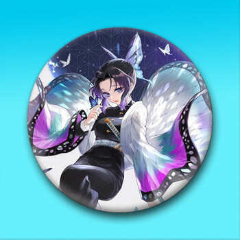 Demon Slayer 58 mm diametra nozīmītes, pārrobežu e-komercijas produkti, anime preces, studentu dāvanas, dāvanu maisiņi, brošas