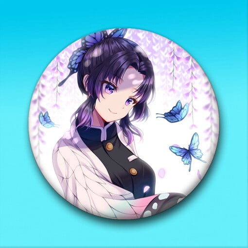 Demon Slayer 58 mm diametra nozīmītes, pārrobežu e-komercijas produkti, anime preces, studentu dāvanas, dāvanu maisiņi, brošas