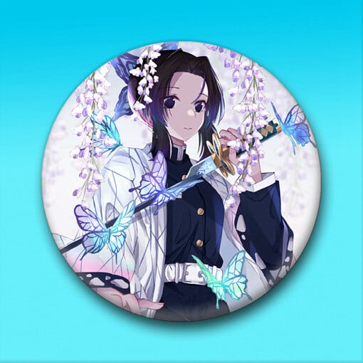 Demon Slayer 58 mm diametra nozīmītes, pārrobežu e-komercijas produkti, anime preces, studentu dāvanas, dāvanu maisiņi, brošas