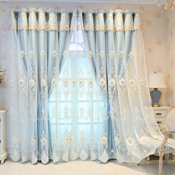 Ārzemju tirdzniecības aģents augstas kvalitātes reljefu izšūtu minimālistisku modernu aizkaru iegādei viesistabai un guļamistabai, vairumtirdzniecības ražotājs