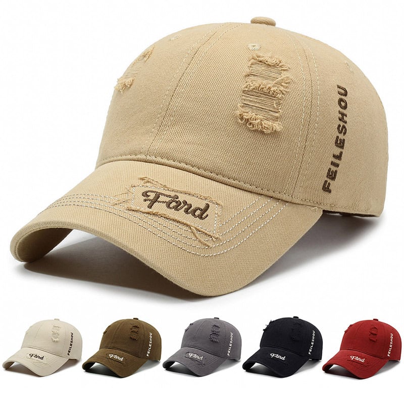 Retro beisbola cepure ar saplēstām bikšu galām, unisex, stilīga, daudzfunkcionāla, saules aizsargfiltrs, sejas slaidināšanai, ikdienas pīles knābja cepure