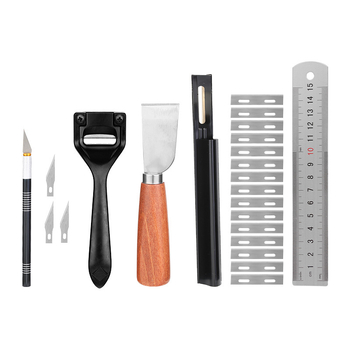 Инструменти за кожа, кръгло шило, перфоратор за кожа, комплект за ръчно шиене на кожа, инструмент за кръгъл перфоратор за кожа