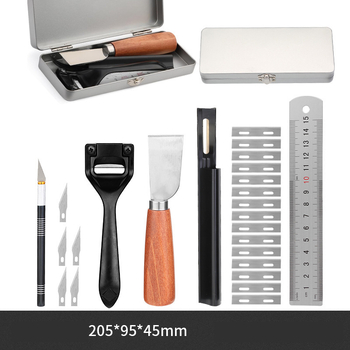 Инструменти за кожа, кръгло шило, перфоратор за кожа, комплект за ръчно шиене на кожа, инструмент за кръгъл перфоратор за кожа