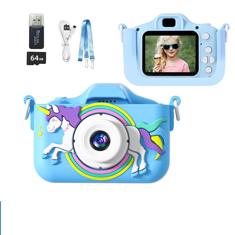 Нова трансгранична детска камера, може да прави снимки, да записва видеоклипове, да печата, цифрова камера за моментални снимки, пикселна играчка с висока разделителна способност 