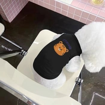 Пролетно/летни дрешки за кученца - Универсален жилетка за плюшени котки, син коте, против линеене, дишащи дрешки за домашни любимци