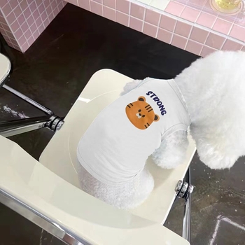 Пролетно/летни дрешки за кученца - Универсален жилетка за плюшени котки, син коте, против линеене, дишащи дрешки за домашни любимци