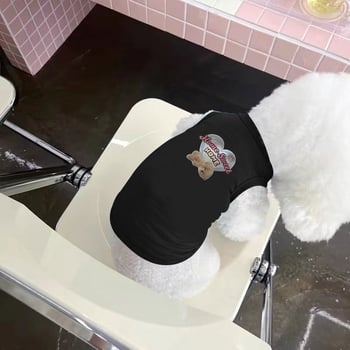 Пролетно/летни дрешки за кученца - Универсален жилетка за плюшени котки, син коте, против линеене, дишащи дрешки за домашни любимци