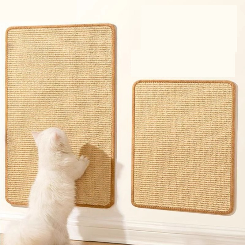 Szizál macskaszőnyeg, macskakaparó, vedlésgátló macskakaparó deszka, fali matrica, macskajáték, kanapévédő, kisállatjáték