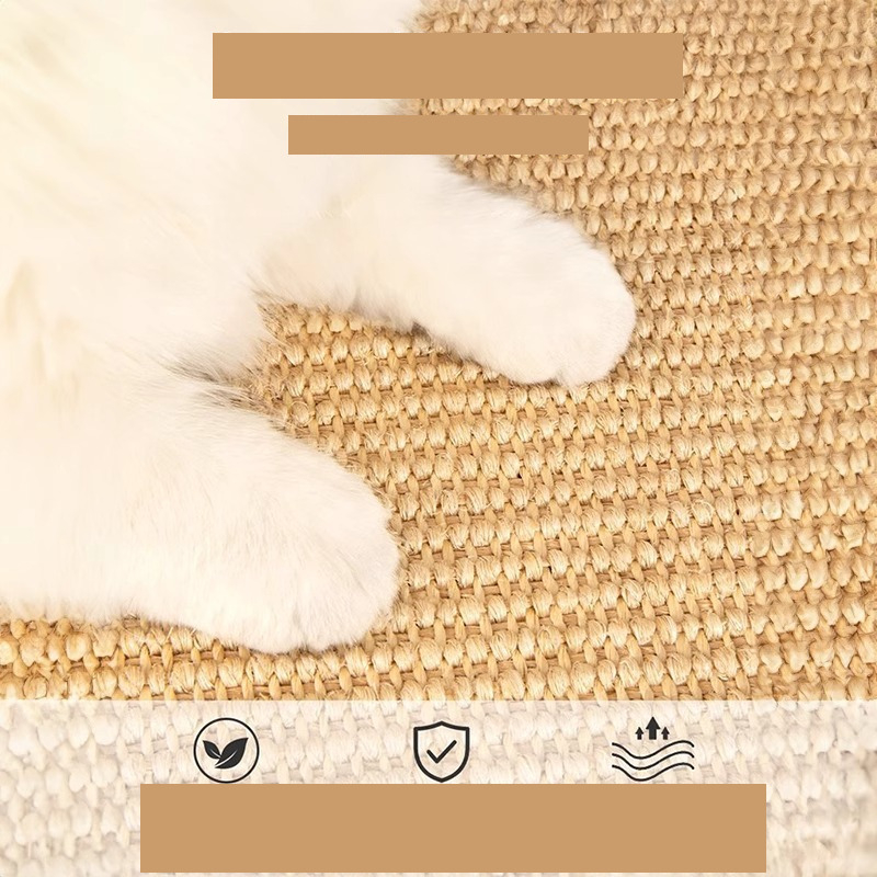 Szizál macskaszőnyeg, macskakaparó, vedlésgátló macskakaparó deszka, fali matrica, macskajáték, kanapévédő, kisállatjáték