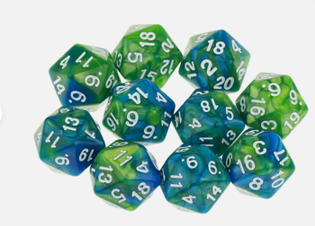 20 oldalú kétszínű csillagos égbolt dobókocka, akril asztali szerepjáték, többoldalú számdobókocka, húszoldalú dobókocka, csillagos égbolt kristály.