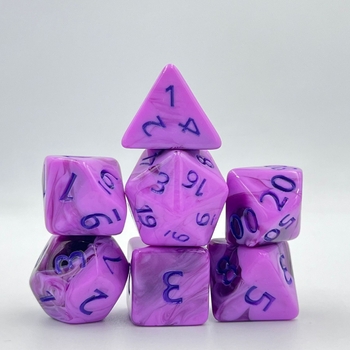 Vegyes három- és kétszínű dobókockák közvetlen gyári szállítása DND társasjátékhoz, 7 darabos csomag, 4-20 fazettás, többoldalú akril dobókocka futójátékhoz.