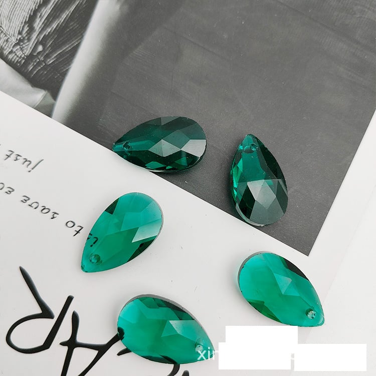 Pandantiv cu o singură gaură pentru mărgele de cristal Xingtai, pandantiv cu picătură, pandantiv pentru ușă, pandantiv pentru perdea de mașină, pandantiv cu structură de plasă, pandantiv geometric