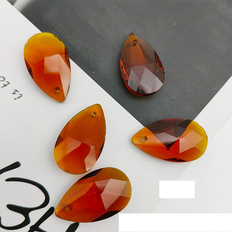 Pandantiv cu o singură gaură pentru mărgele de cristal Xingtai, pandantiv cu picătură, pandantiv pentru ușă, pandantiv pentru perdea de mașină, pandantiv cu structură de plasă, pandantiv geometric